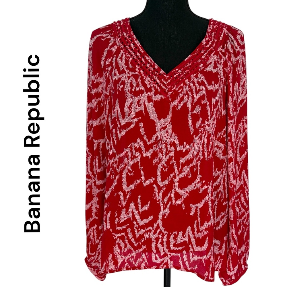 BANANA REPUBLIC HERITAGE Blouse, Size Medium